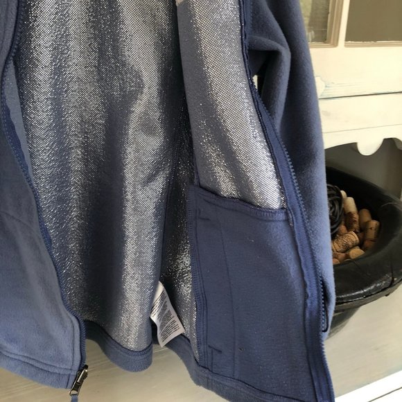 Columbia Fleece Girls coat Sz MEDIUM - Picture 4 of 7